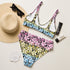 Pansexual Pride Aloha High-Waisted Bikini